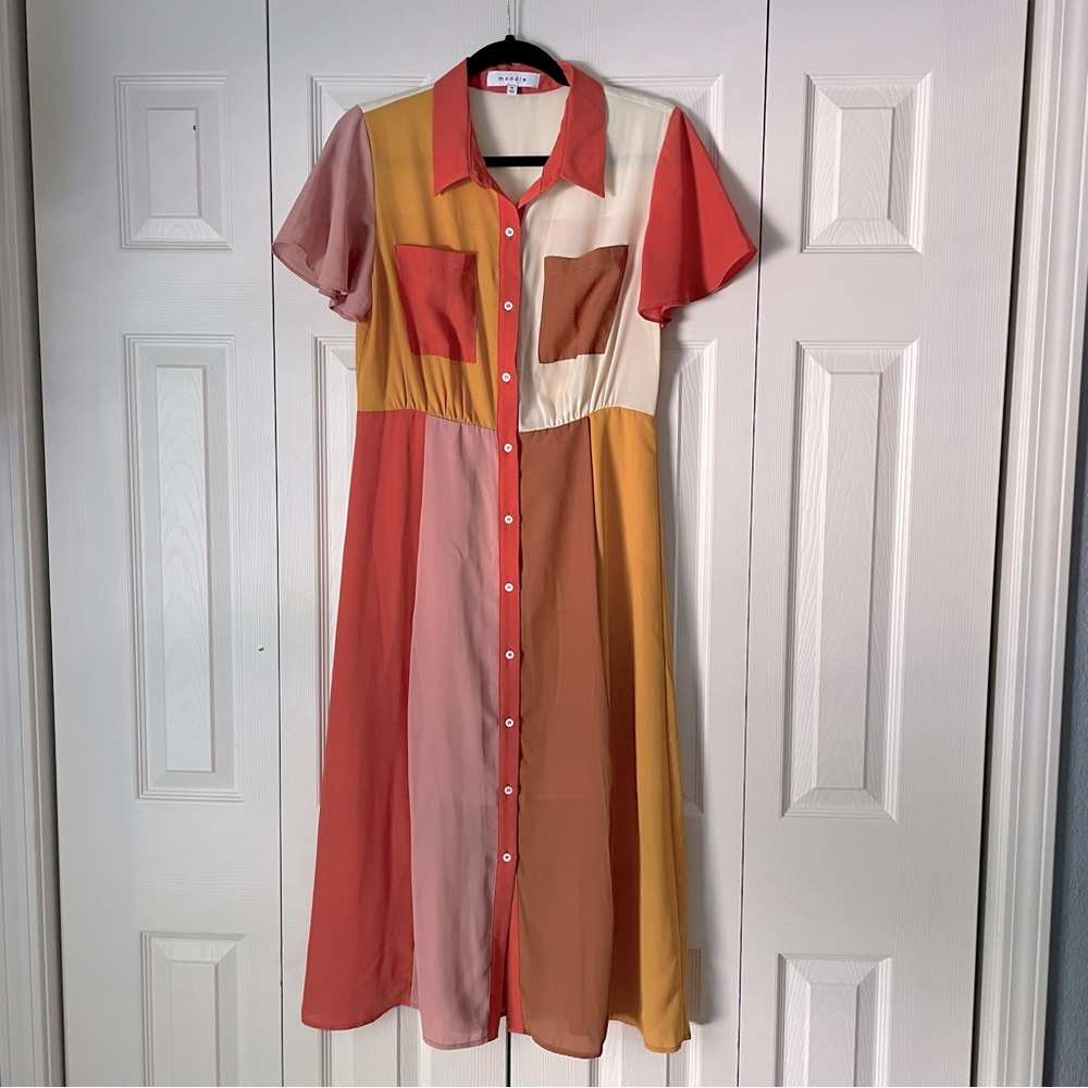 Moodie Color Block Dress